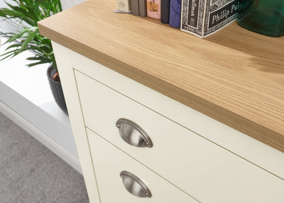 Lancaster 2Dr 1Drw Shoe Cabinet Cream – GFW, view 5