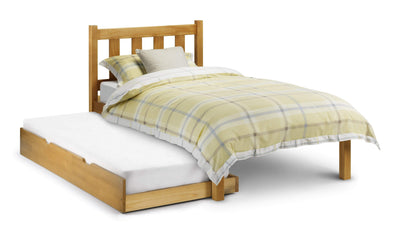 Julian Bowen UNDERBED Single 90cm 3ft Poppy Stopover Underbed - Solid Pine - Pine Bed Kings