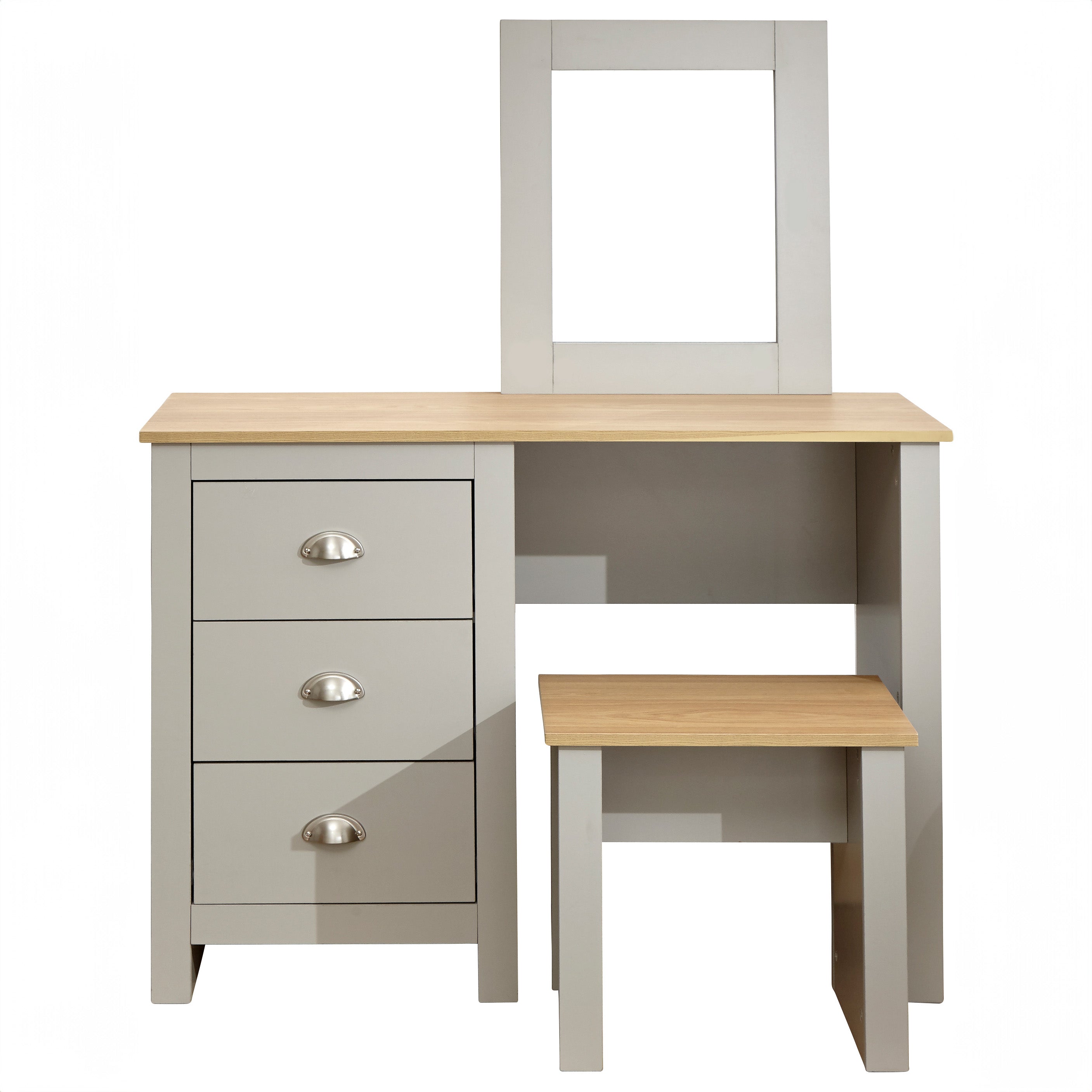 Lancaster Dressing Table Set Grey – GFW