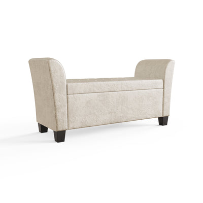 Verona Window Seat Oyster Crushed Velvet – GFW