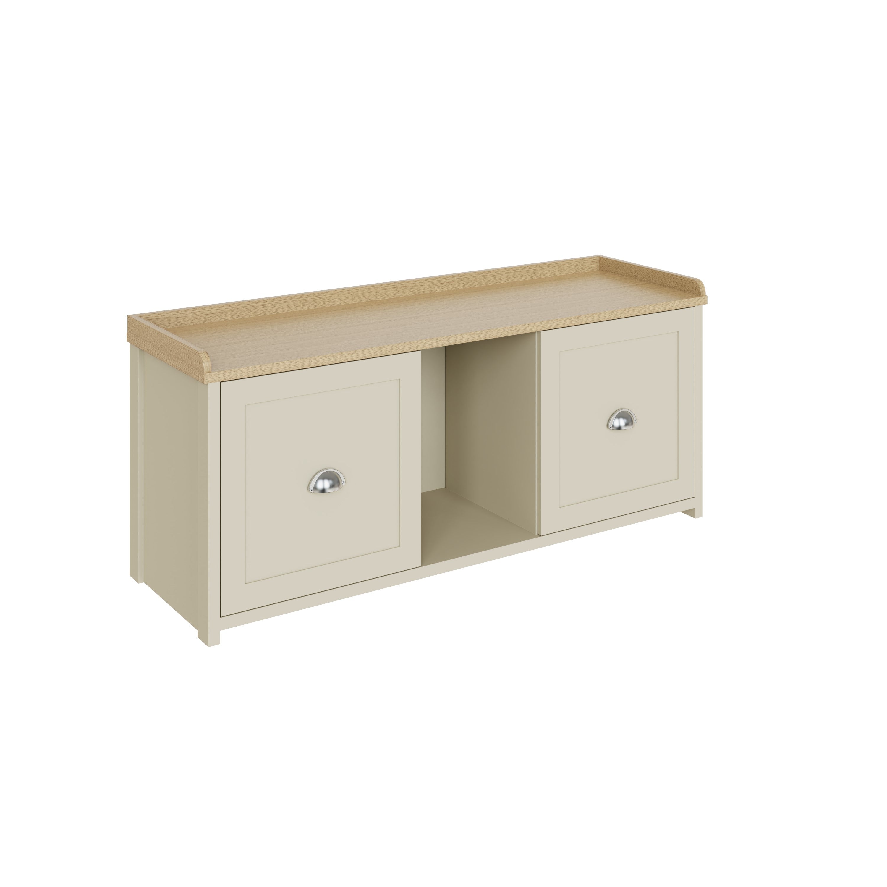Lancaster 2 Door Shoe Bench Cream – GFW
