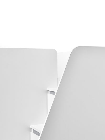 Gaia Bunk Bed - White and Silver – Julian Bowen, view 9