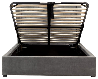 Dakota 135cm Ottoman Bed With Solid Base Grace – Pewter