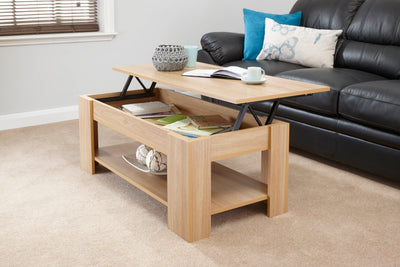 Lift Up Coffee Table – Oak