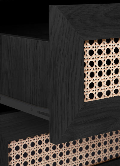 Sydney 5 Drawer Chest - Black Ash – Julian Bowen, view 8