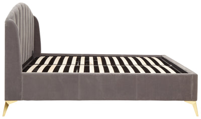 Pettine End Lift Ottoman Bed - Grey & Gold – GFW, view 13