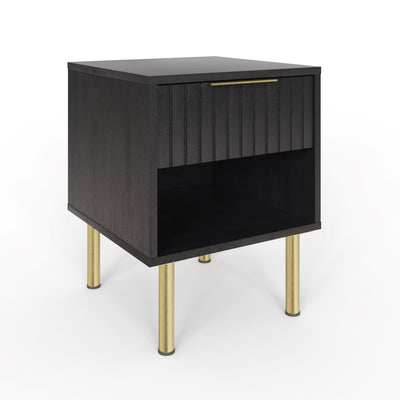 Nervata Lamp Table Black – GFW, view 4