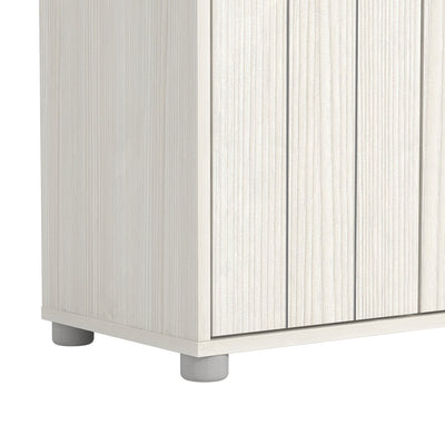 Bideford Tall Shoe Cabinet White – GFW, view 8