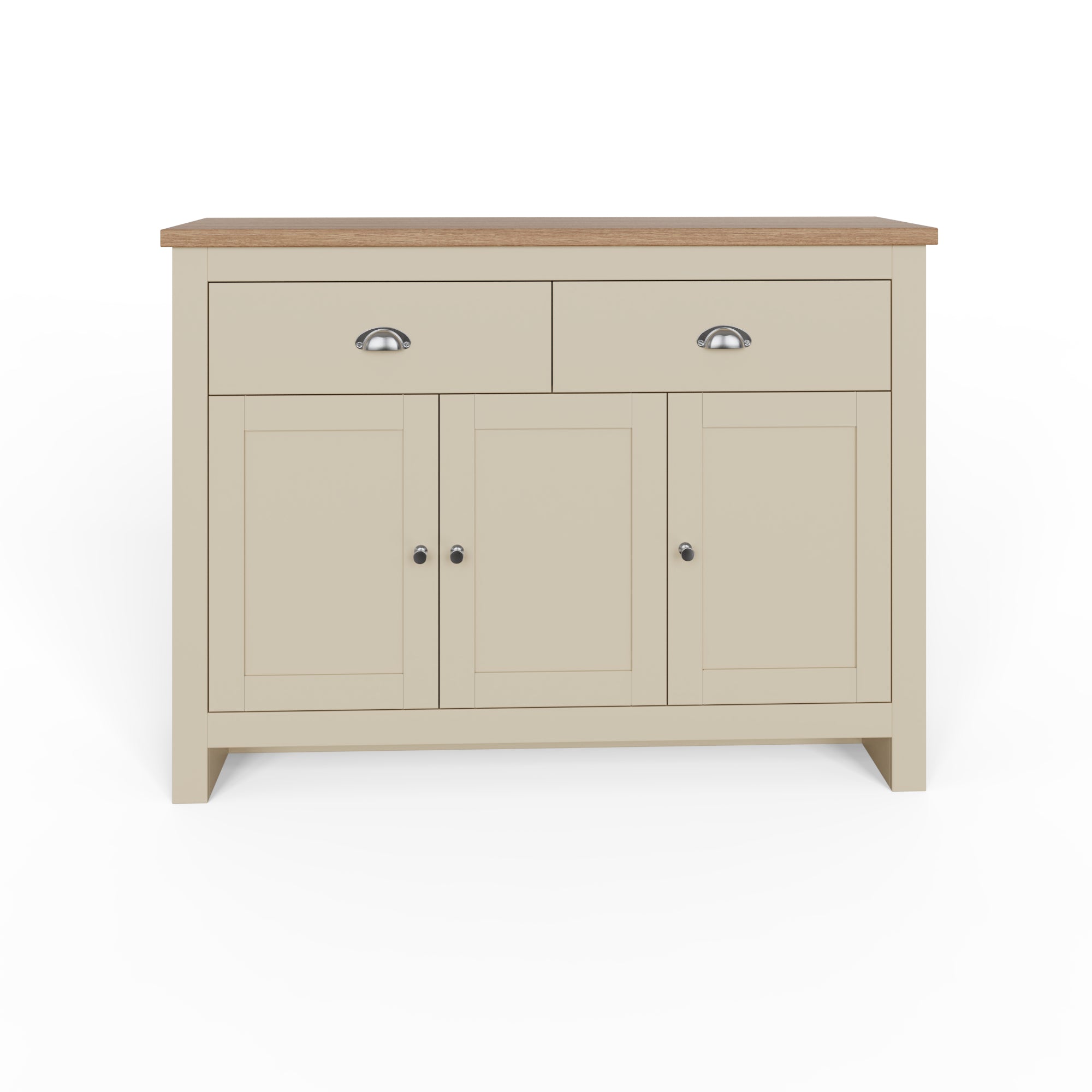 Lancaster Large Sideboard – Cream & Oak