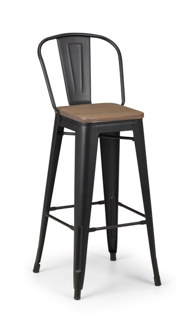 Grafton Metal Bar Stools (Set Of 2) – Julian Bowen