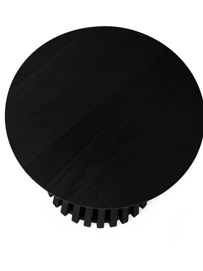 Ollie Black 45cm Round Lamp Table – Julian Bowen, view 3