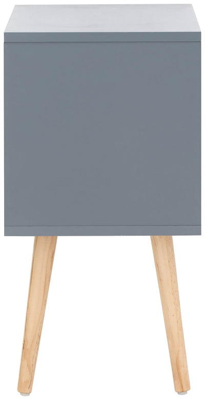 Nyborg Pair Of 2 Drawer Bedsides – Dark Grey