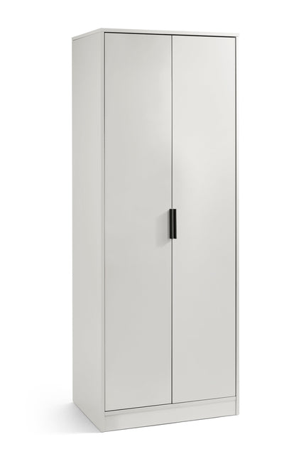 Alba 2 Door Wardrobe - Silk Grey – Julian Bowen