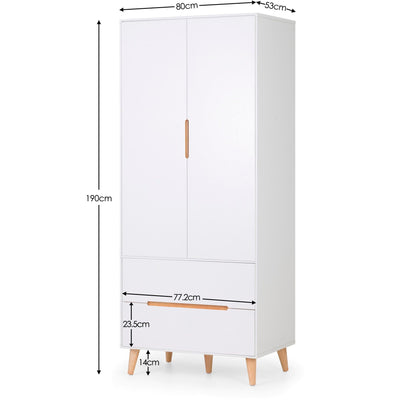 Alicia 2 Door Wardrobe – Julian Bowen, view 2
