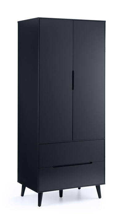 Alicia Combination Wardrobe - Anthracite – Julian Bowen