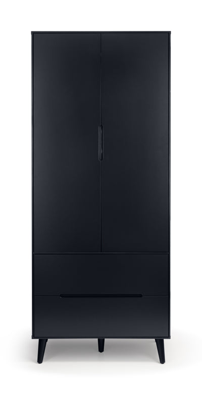 Alicia Combination Wardrobe - Anthracite – Julian Bowen, view 2