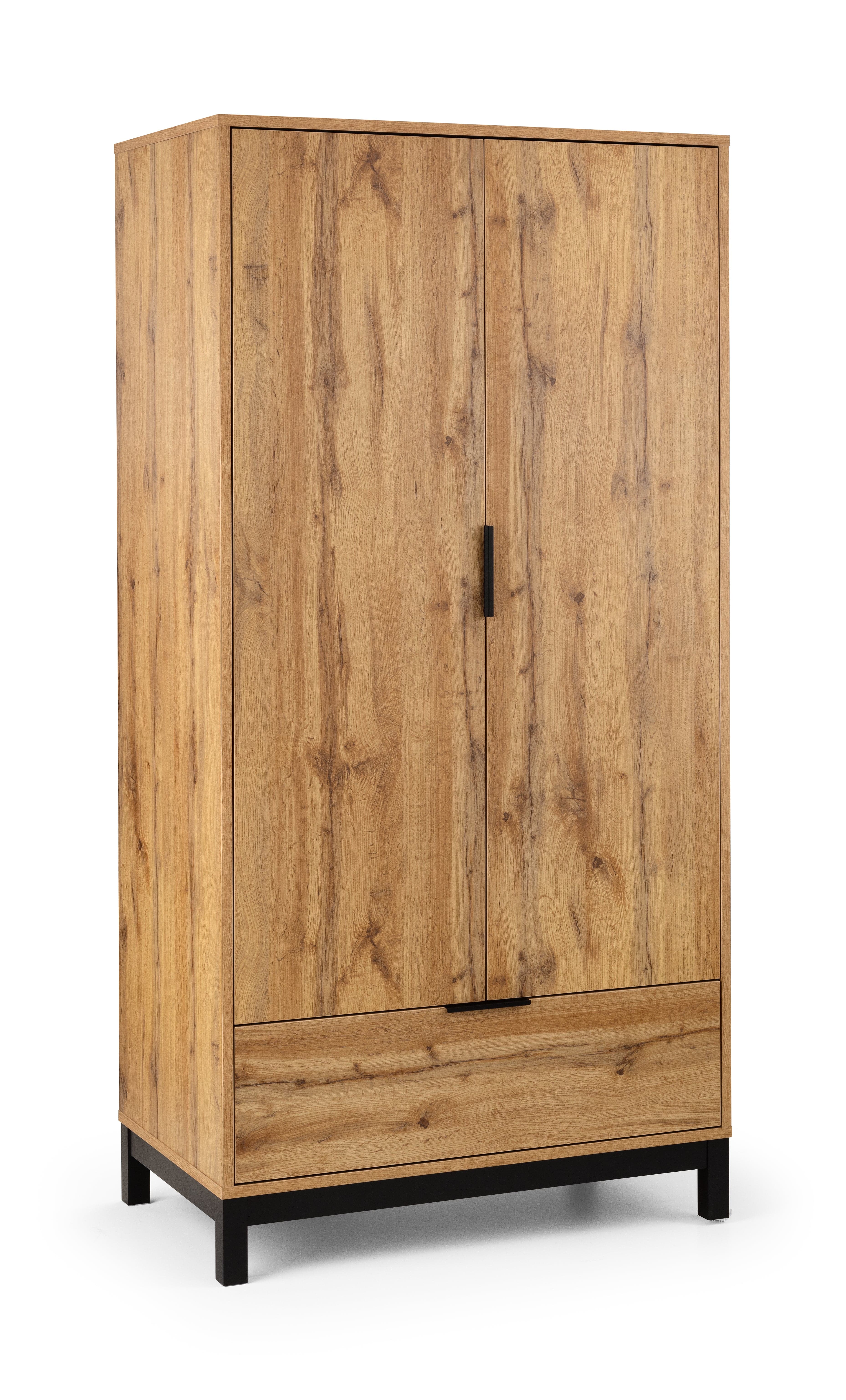 Bali 2 Door 1 Drawer Wardrobe – Julian Bowen