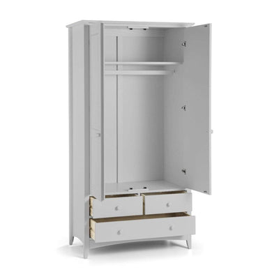 Julian Bowen Wardrobe Cameo Combination Wardrobe - Dove Grey Bed Kings