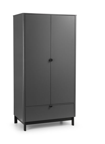 Chloe 2 Door 1 Drawer Wardrobe – Julian Bowen