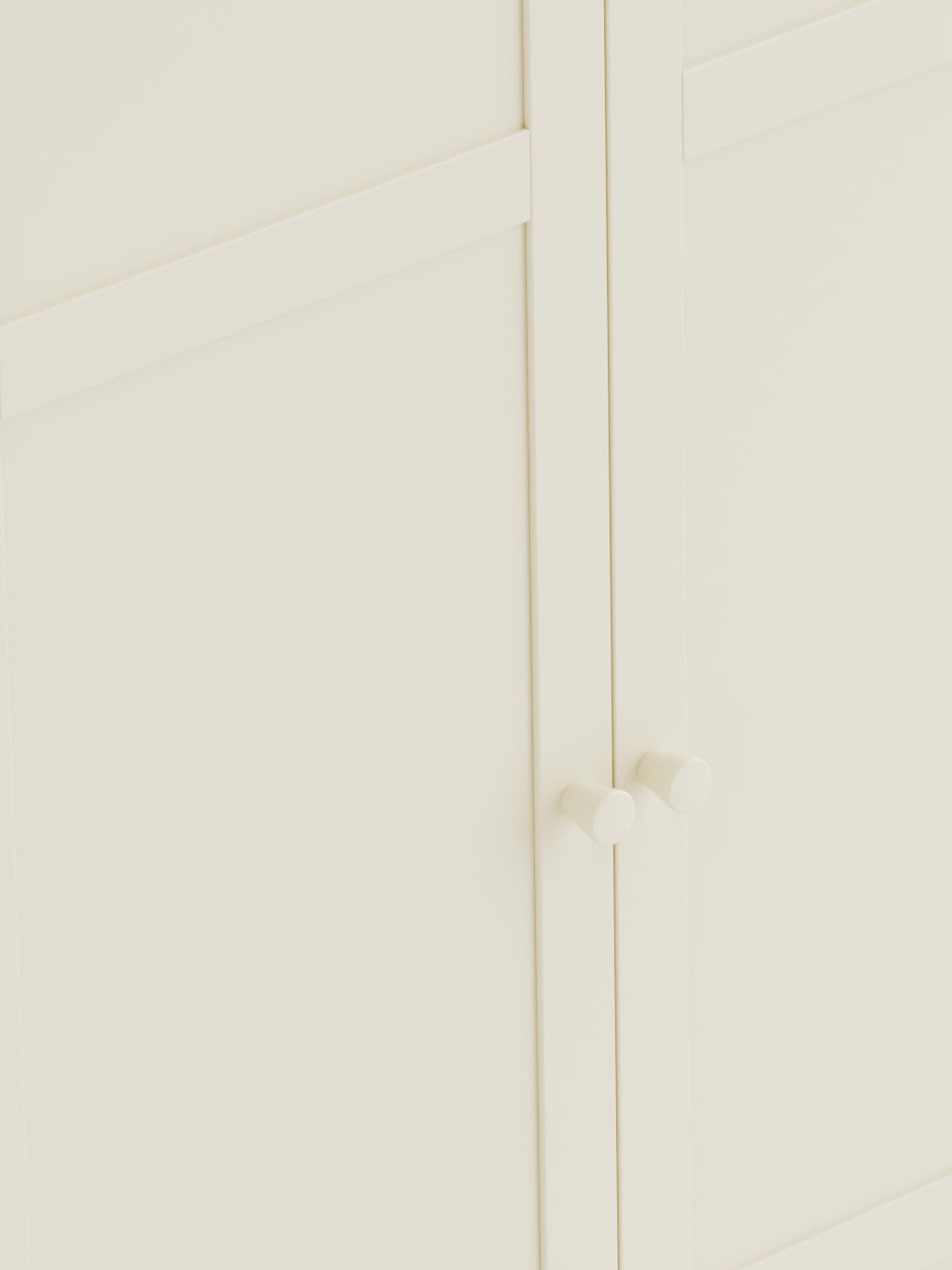 Coxmoor Wardrobe - Ivory and Oak – Julian Bowen, view 6