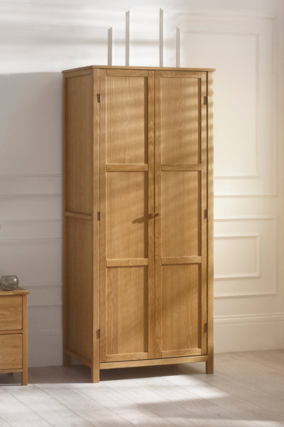 Coxmoor Wardrobe - Oak – Julian Bowen, view 2