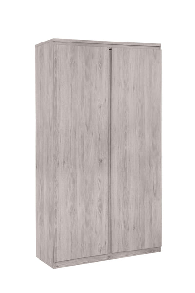 Jupiter  2 Door Wardrobe Grey Oak – Julian Bowen