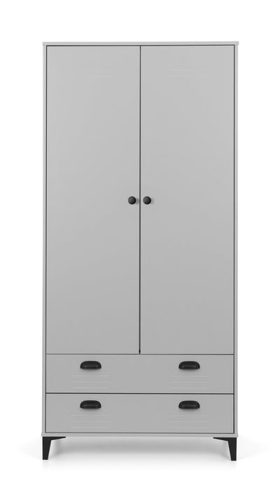 Julian Bowen Wardrobe Lakers Locker 2 Door 2 Drawer Wardrobe Bed Kings