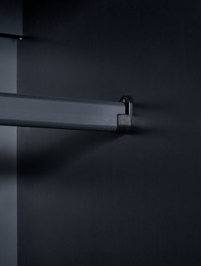 Maine 3 Door Combination Wardrobe - Anthracite – Julian Bowen, view 5
