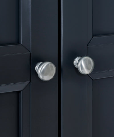 Maine 3 Door Combination Wardrobe - Anthracite – Julian Bowen, view 4