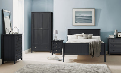 Maine 3 Door Combination Wardrobe - Anthracite – Julian Bowen, view 8