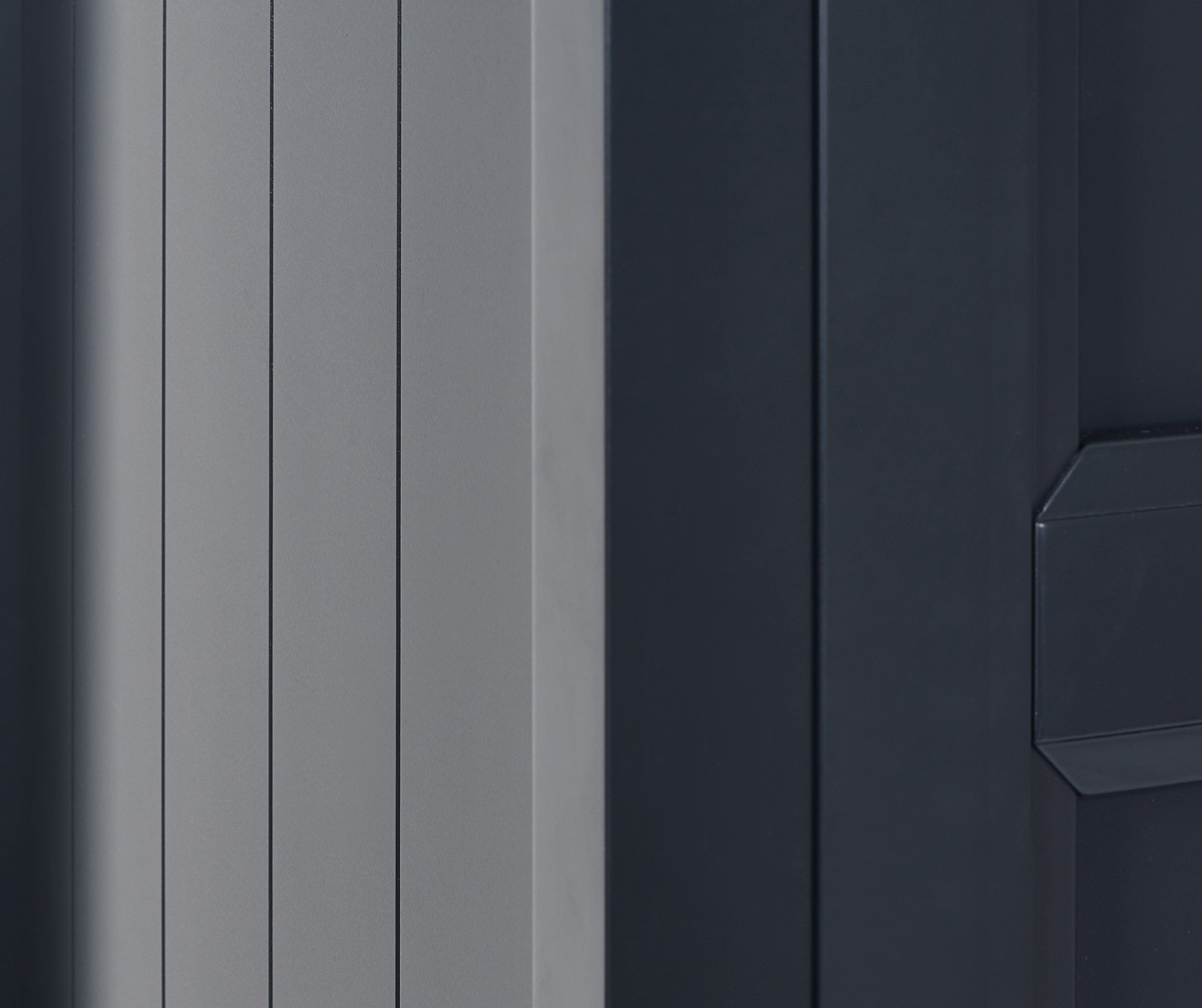 Maine 3 Door Combination Wardrobe - Anthracite – Julian Bowen, view 6