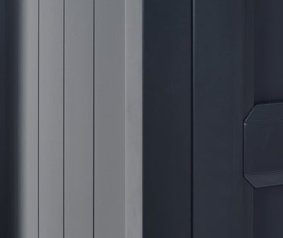 Maine 3 Door Combination Wardrobe - Anthracite – Julian Bowen, view 6
