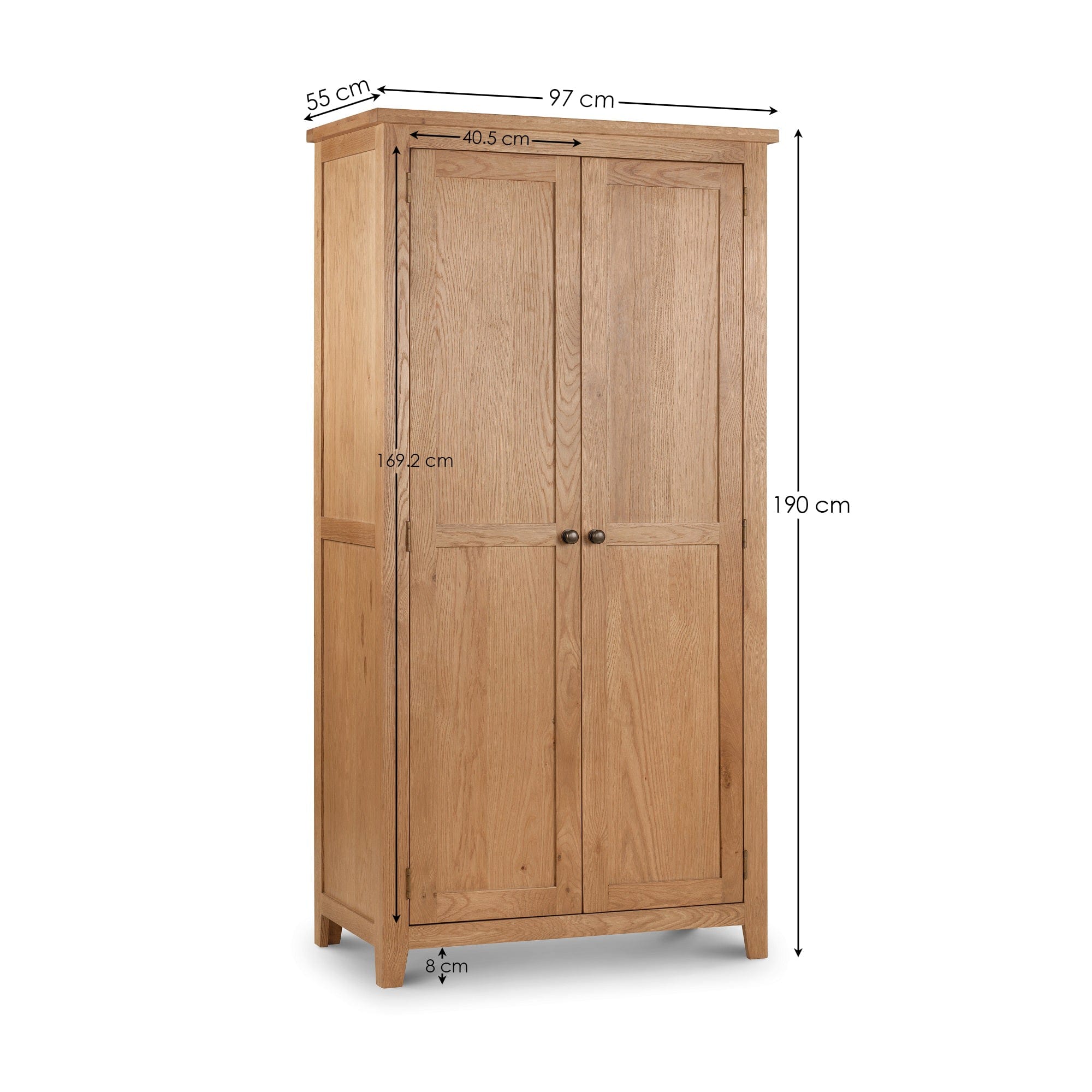 Marlborough 2 Door Wardrobe – Julian Bowen, view 2