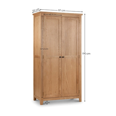 Marlborough 2 Door Wardrobe – Julian Bowen, view 2