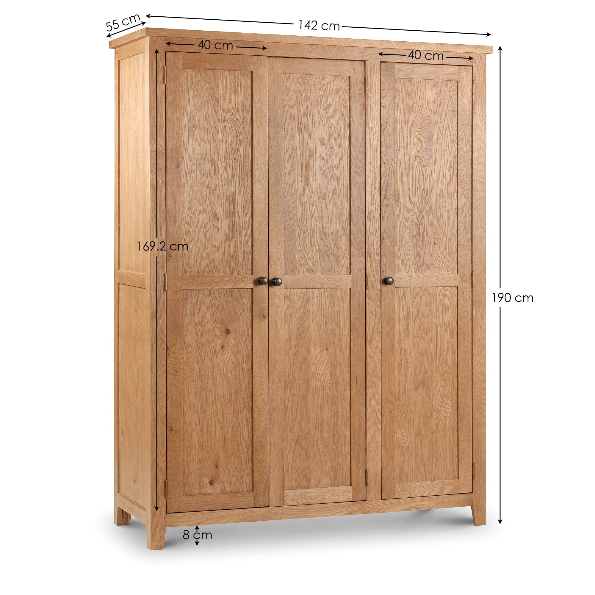 Marlborough 3 Door Wardrobe – Julian Bowen
