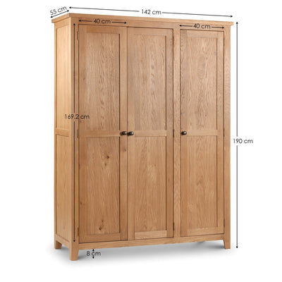 Marlborough 3 Door Wardrobe – Julian Bowen