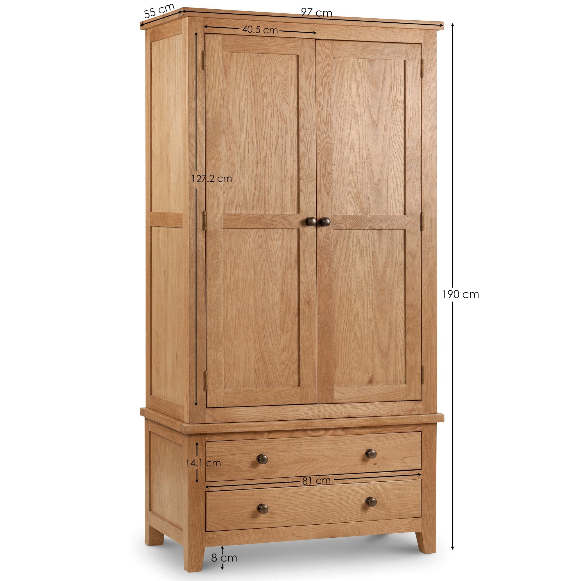 Marlborough Combination Wardrobe – Julian Bowen, view 4