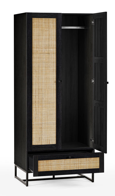 Padstow Wardrobe - Black – Julian Bowen, view 2