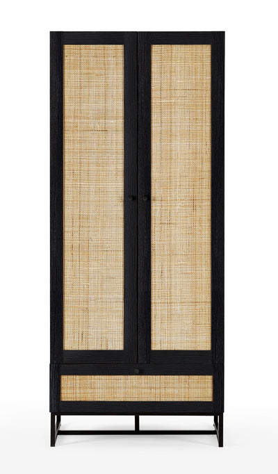 Padstow Wardrobe - Black – Julian Bowen, view 4