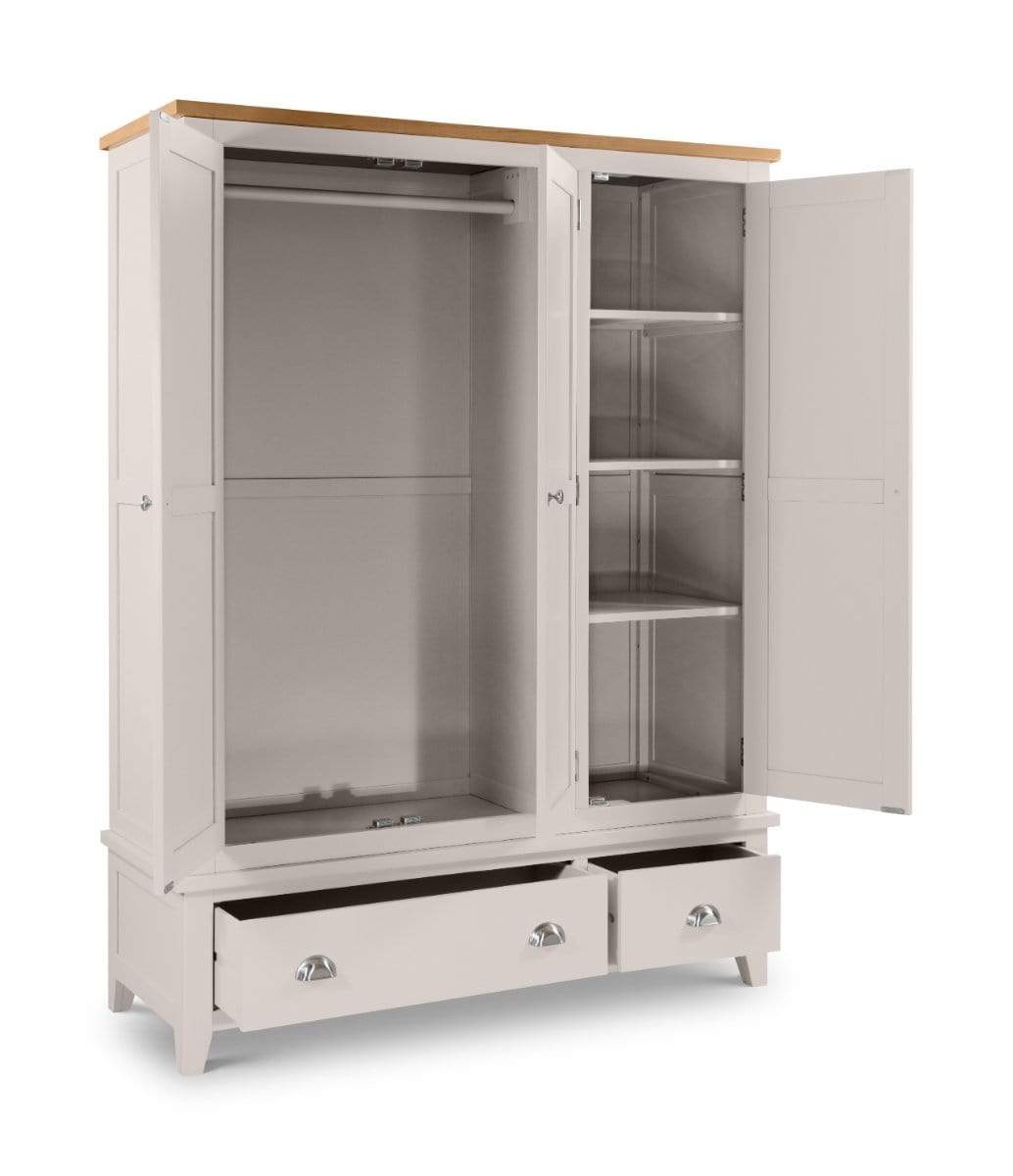 Julian Bowen Wardrobe Richmond New 3 Door Combination Wardrobe Bed Kings