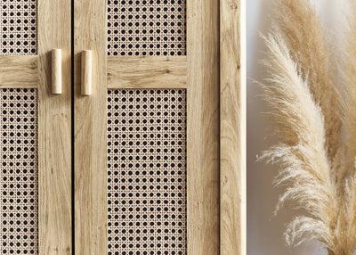 Sydney 2 Door Wardrobe - Rattan Effect – Julian Bowen, view 7