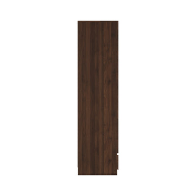 Catania 2 Door 1 Drawer Wardrobe Royal Walnut – GFW, view 6