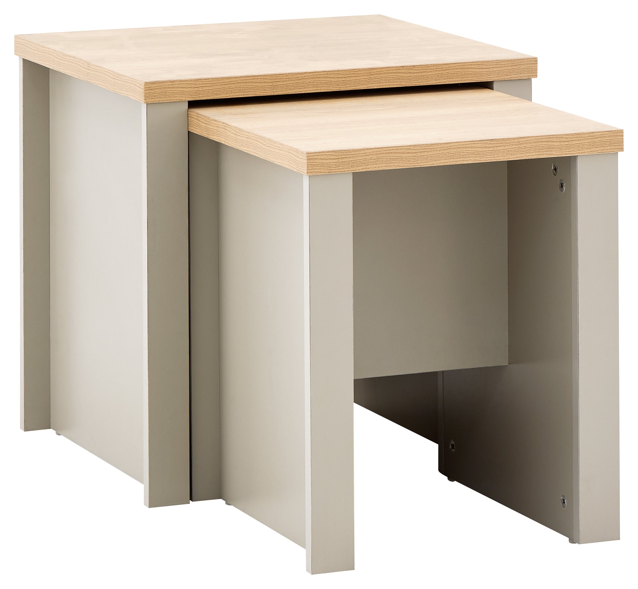 Lancaster Nesting Tables Grey – GFW, view 7