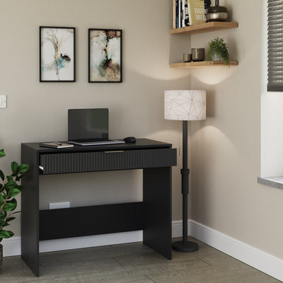 Rankin Dressing Table Desk – Black