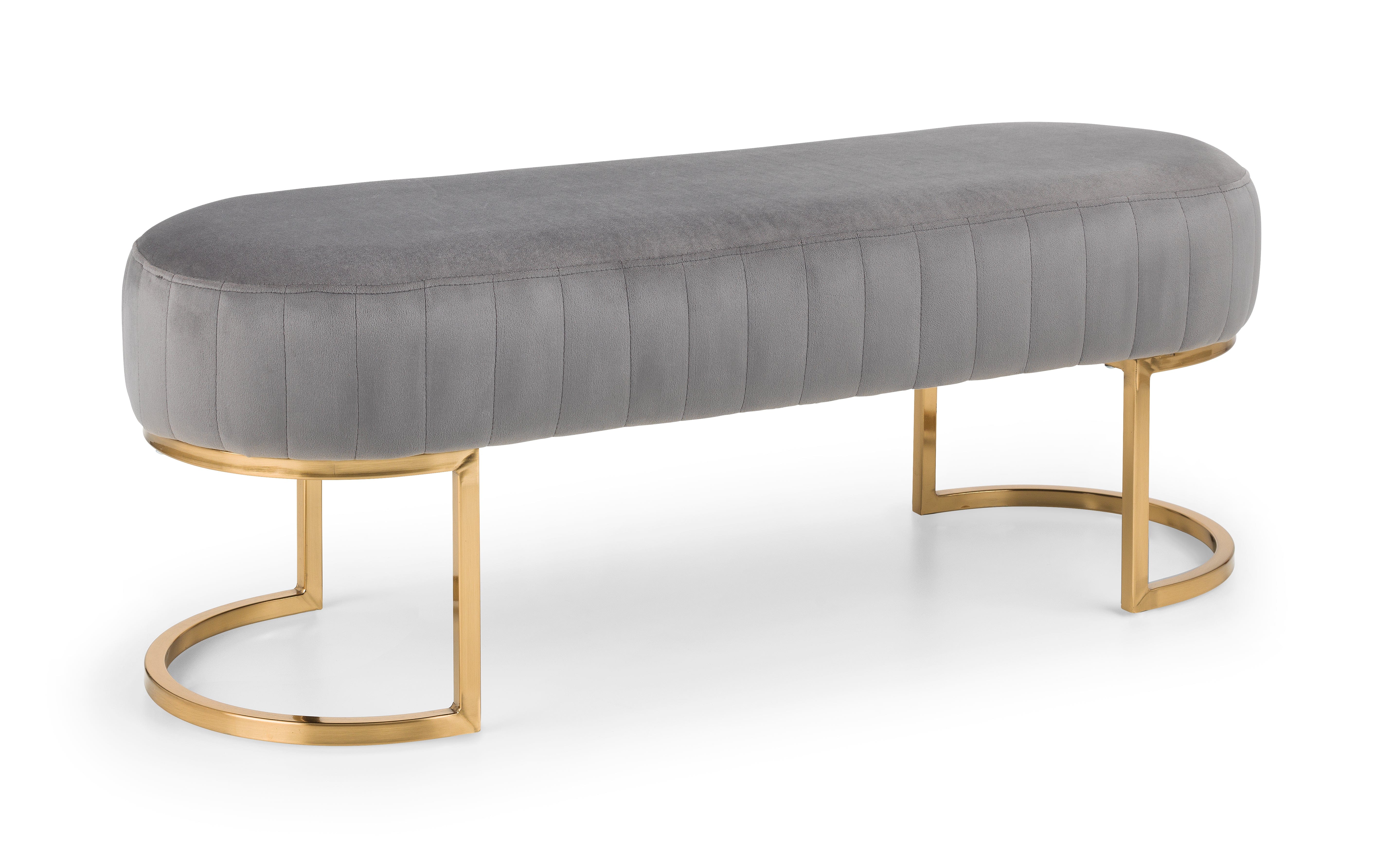 Harrogate Bench - Grey – Julian Bowen