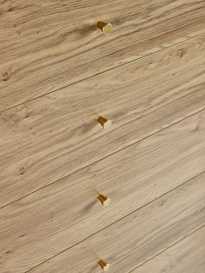 Ingrid 5 Drawer Chest Oak – Julian Bowen, view 12
