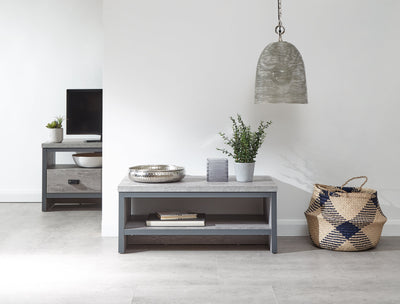 Boston Simple Coffee Table Grey – GFW, view 2