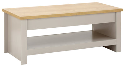 Lancaster Lift Up Coffee Table Grey – GFW, view 13