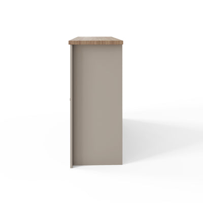 Lancaster Large Sideboard – Grey & Oak