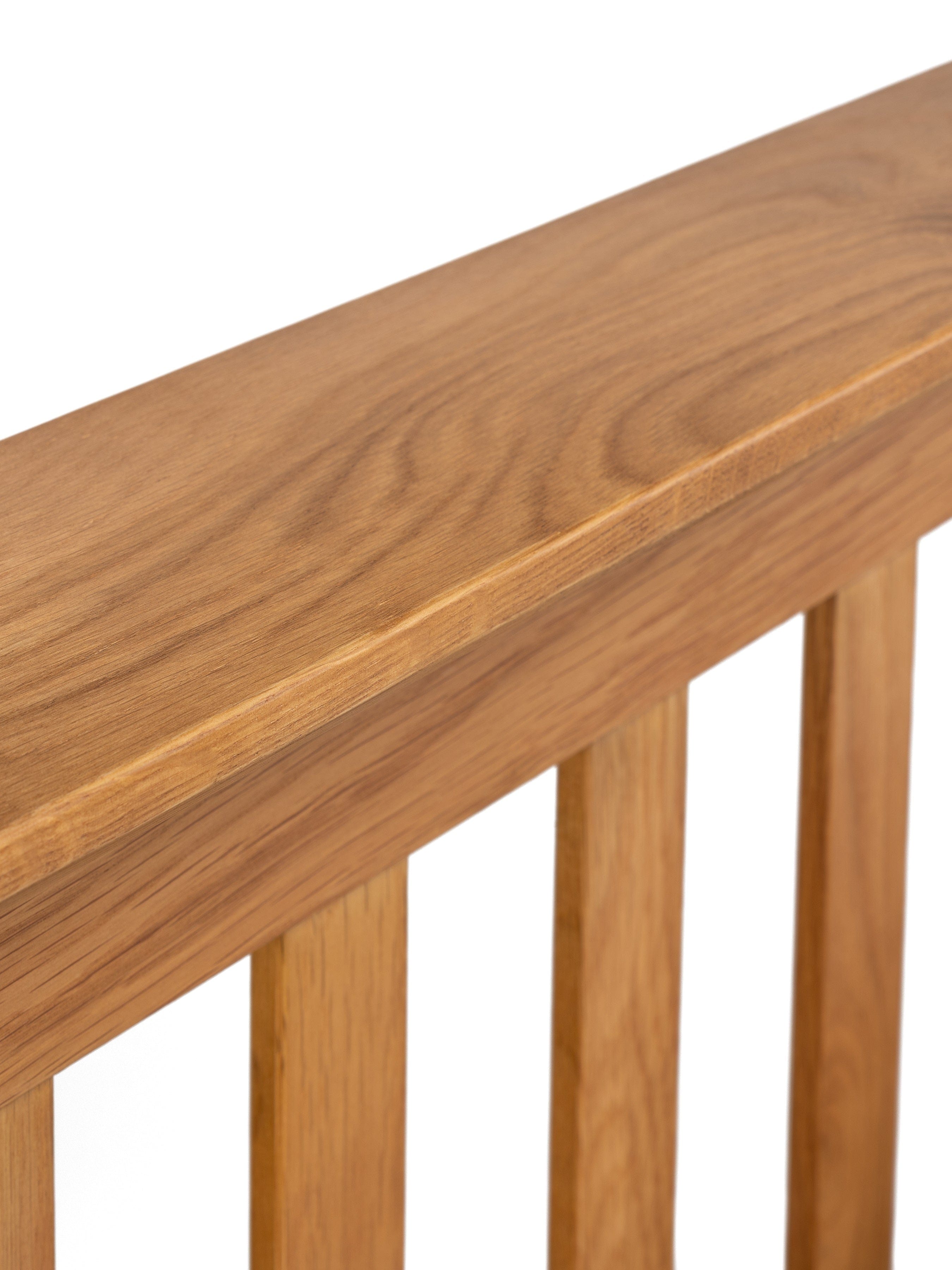 Amsterdam Oak Bed with High Foot End - Wood - Light Oak – Julian Bowen, view 17